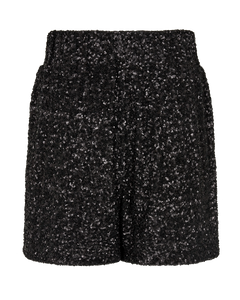 CMSEQUINCE - SHORTS WITH SEQUINS IN BLACK
