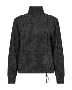 CMLAMA - KNITTED PULLOVER IN GREY