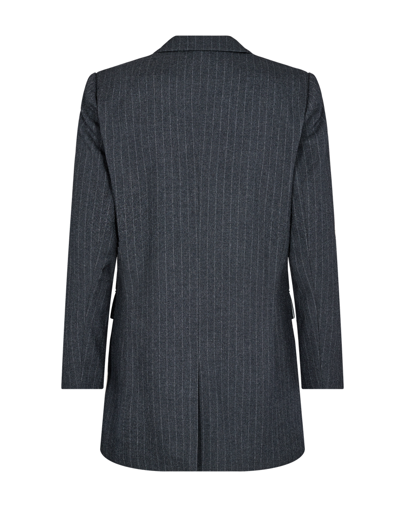 Long pinstripe blazer hot sale