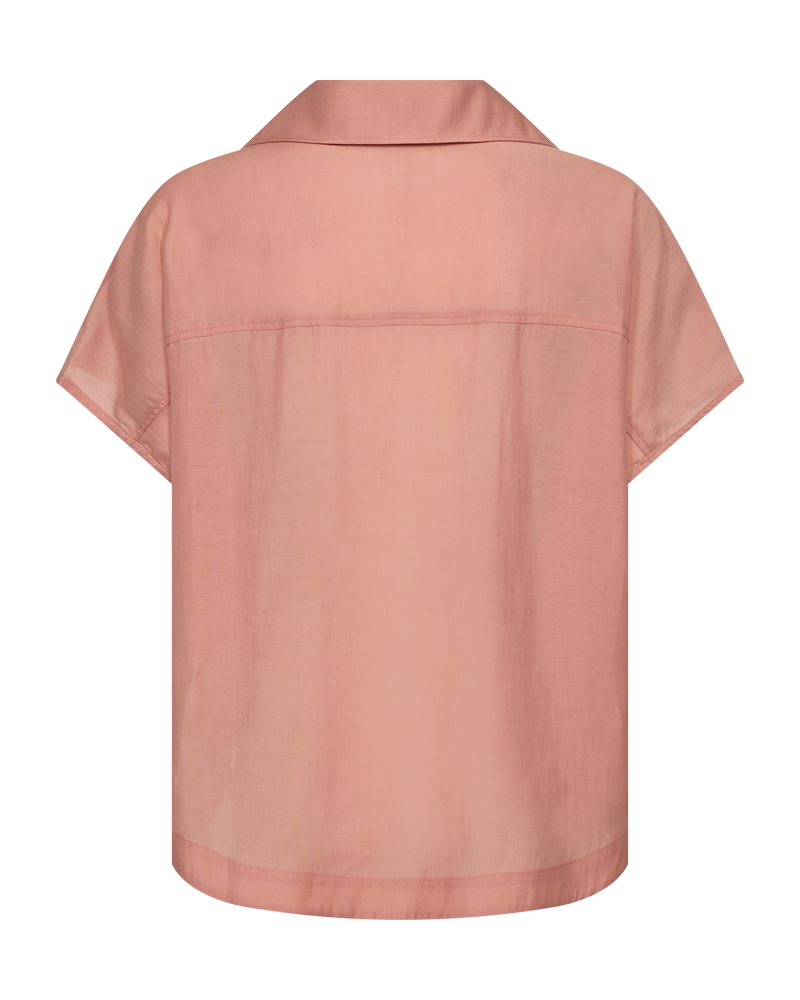 CMMOLLY - SHIRT WITH CHEST POCKETS IN BROWN