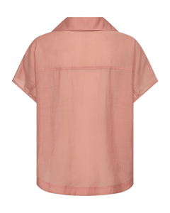 CMMOLLY - SHIRT WITH CHEST POCKETS IN BROWN