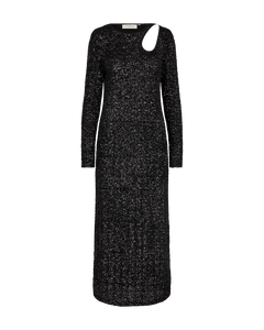 CMSEQUINCE - DRESS WITH SEQUINS IN BLACK