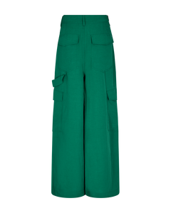 CMNATU - PANTS WITH MULTI-POCKET IN GREEN