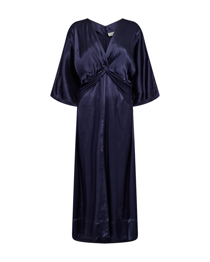 CMBALBY-DRESS WITH WIDE SLEEVES IN BLUE