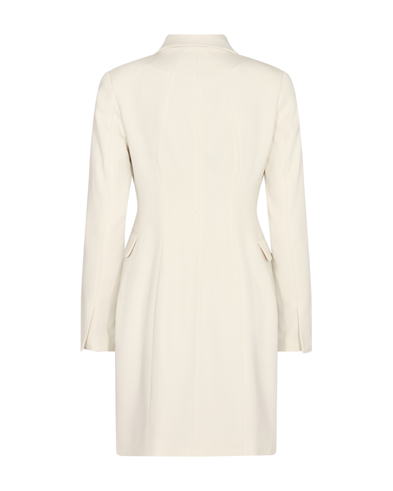 CMTAILOR - LONG BLAZER DRESS IN WHITE