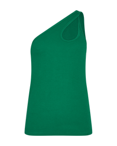 CMSIV - ONE SHOULDER TOP IN GREEN