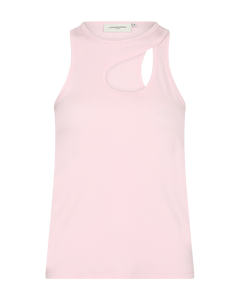 CMSIV - TOP WITH CUT-OUT IN ROSE