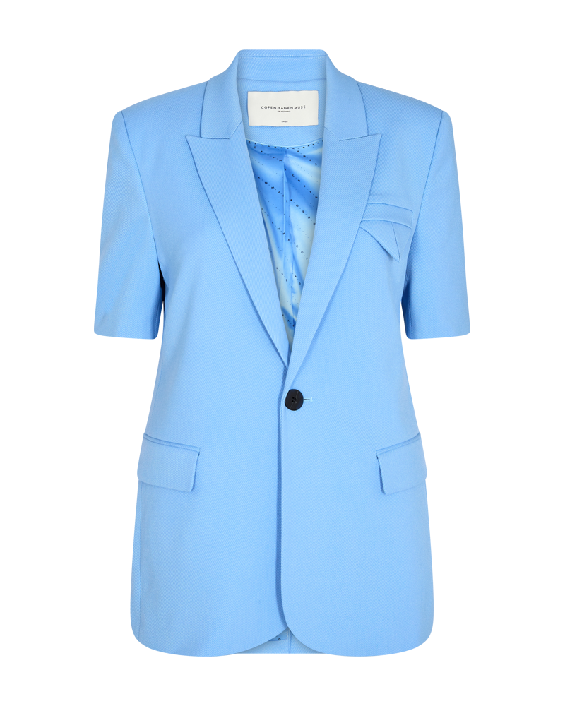 CMTAILOR - BLAZER WITH SHORT SLEEVES IN BLUE
