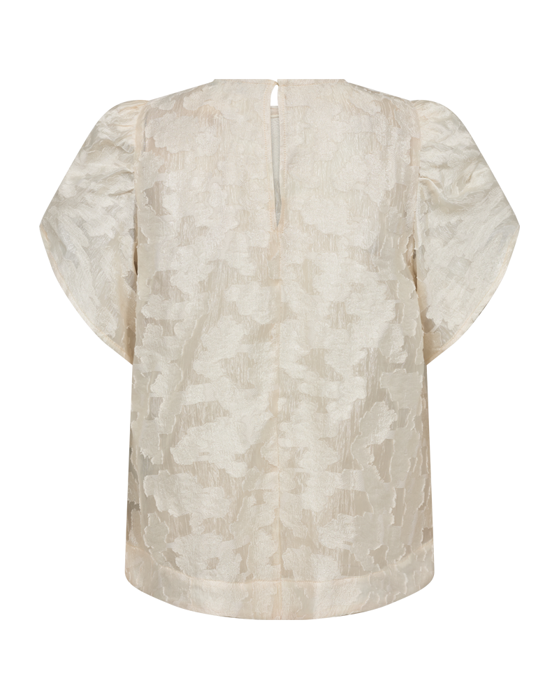 CMJANI - BLOUSE WITH FLORAL PRINT IN WHITE