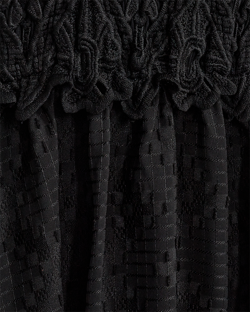 CMBELIVE - STRAPLESS DRESS IN BLACK
