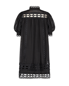 CMULTRA - DRESS WITH EMBROIDERY IN BLACK
