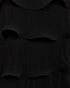 CMKIRA - PLEATED DRESS IN BLACK