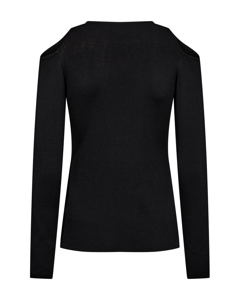CMBOO - PULLOVER WITH LONG SLEEVES IN BLACK