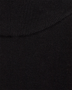 CMAVA - RIB KNIT DRESS IN BLACK