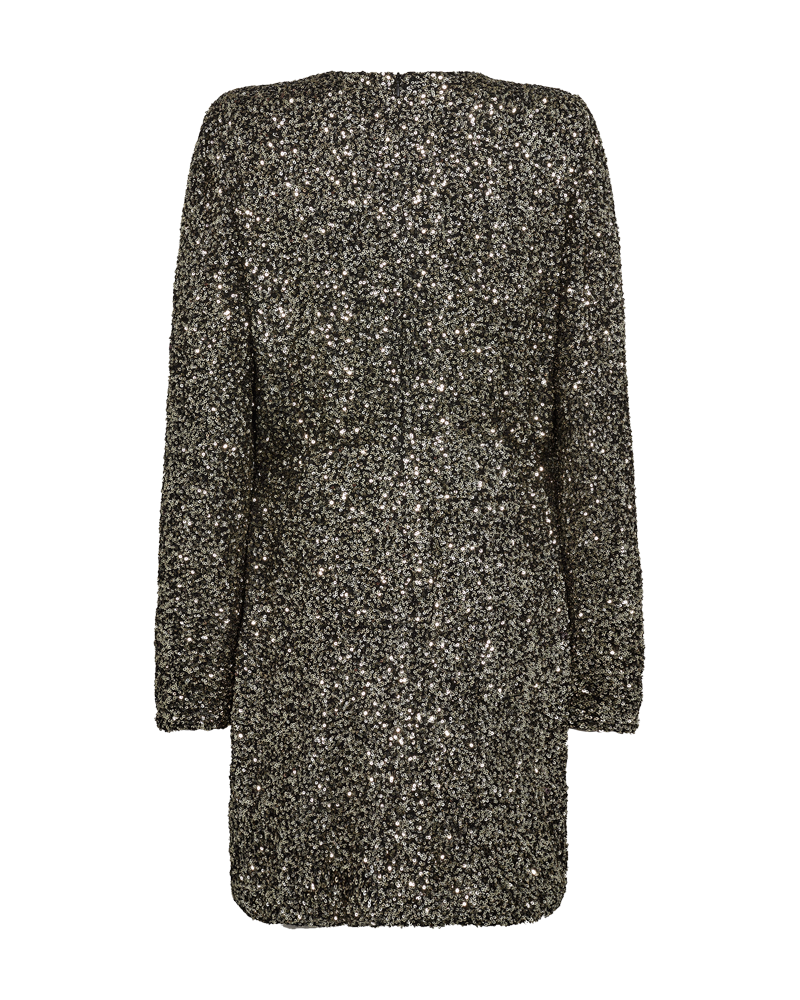 CMSEQUINCE - DRESS WITH SEQUINS IN GREY
