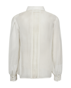 CMULTRA - SHIRT WITH LACES IN WHITE