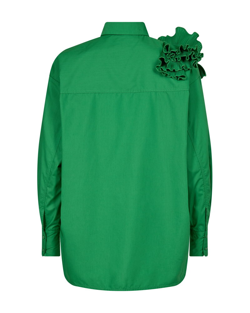 CMPLEAT - SHIRT WITH ROSE IN GREEN