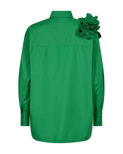 CMPLEAT - SHIRT WITH ROSE IN GREEN