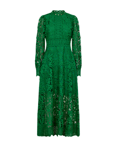 CMLALY - DRESS WITH LACES IN GREEN