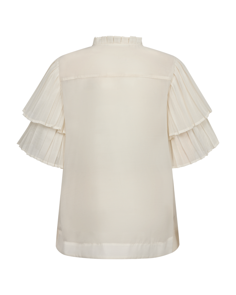 CMBLUEBELL - SHIRT WITH RUFFLES IN WHITE