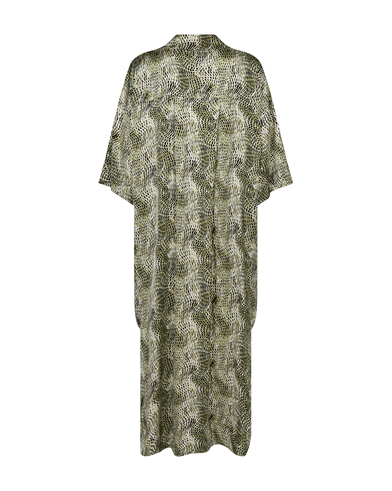 CMSABINA - KAFTAN DRESS IN BEIGE AND GREEN