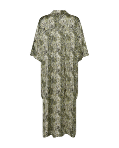 CMSABINA - KAFTAN DRESS IN BEIGE AND GREEN
