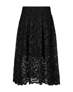 CMROTRA - SKIRT WITH LACES IN BLACK