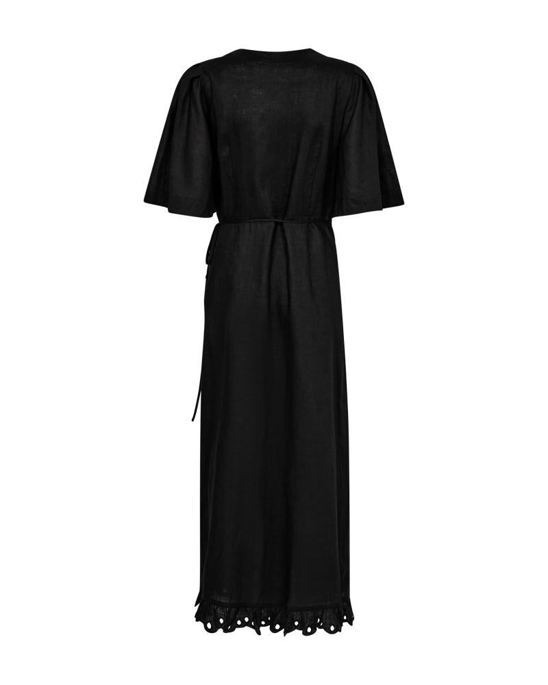 CMNATULI - DRESS WITH LACES IN BLACK