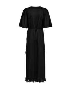 CMNATULI - DRESS WITH LACES IN BLACK